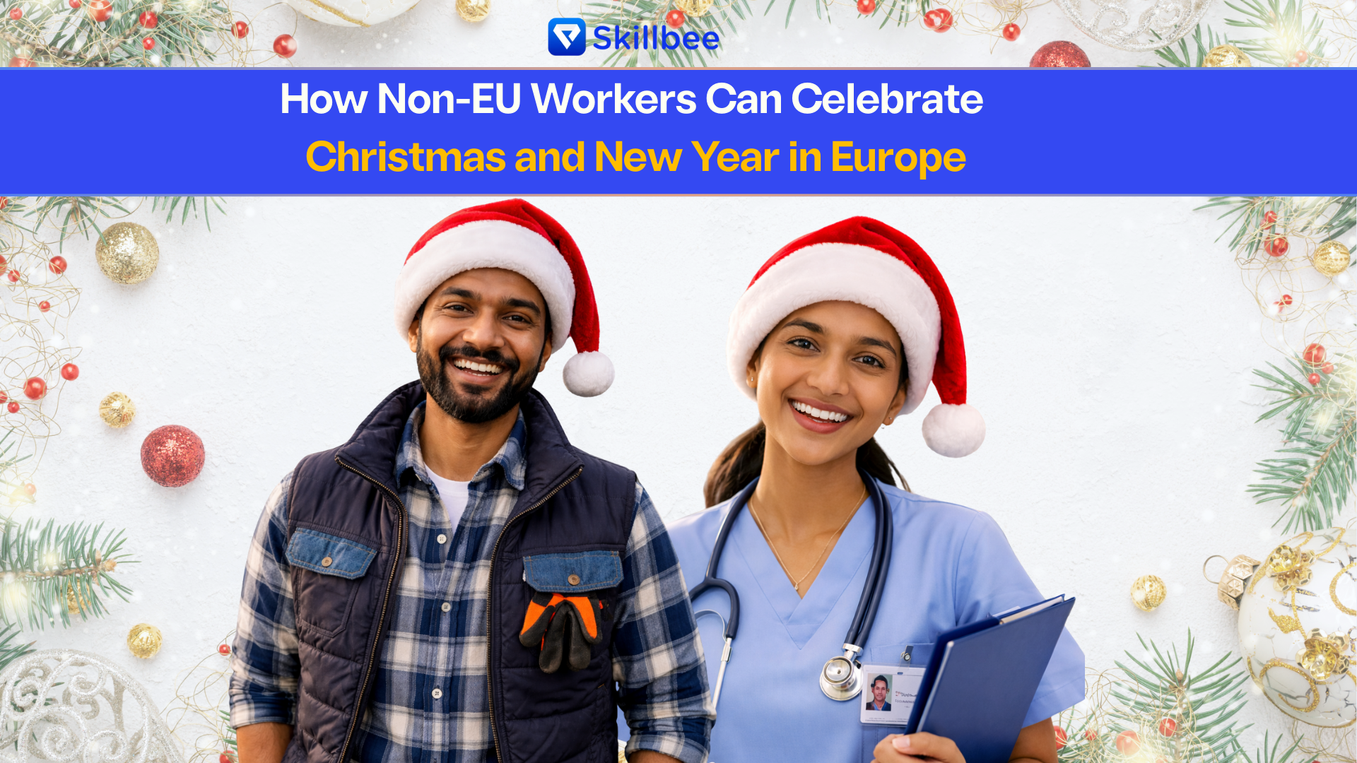 Skilled Professional from India Celebrating Christmas